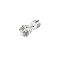 Mono orecchino Marlù in Acciaio Zircone 2OR0093-W - 2OR0093-W